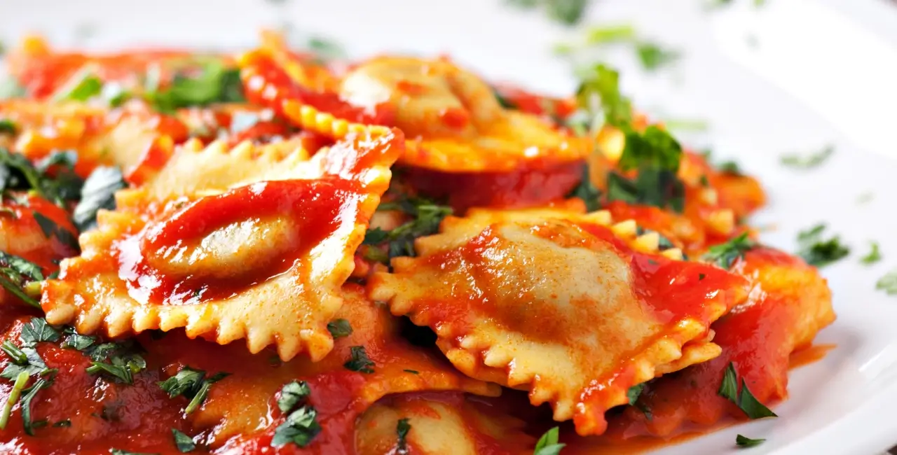 plateful of Ravioli